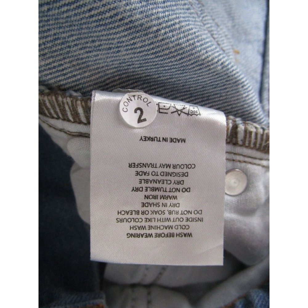 White Fox Boutique Jeans XS Mom High Rise Ripped Boyfriend - Picture 9 of 10